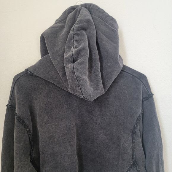BDG Urban Outfitters Pullover Hoodie Sweater Gray Long Sleeve Small Crop Cotton - Picture 7 of 11